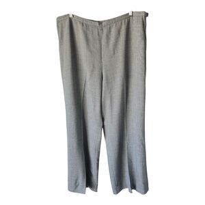 La Fayette 148 Wool Blend Pants Sz 16 Women Mid Rise  38×32 Gray Career